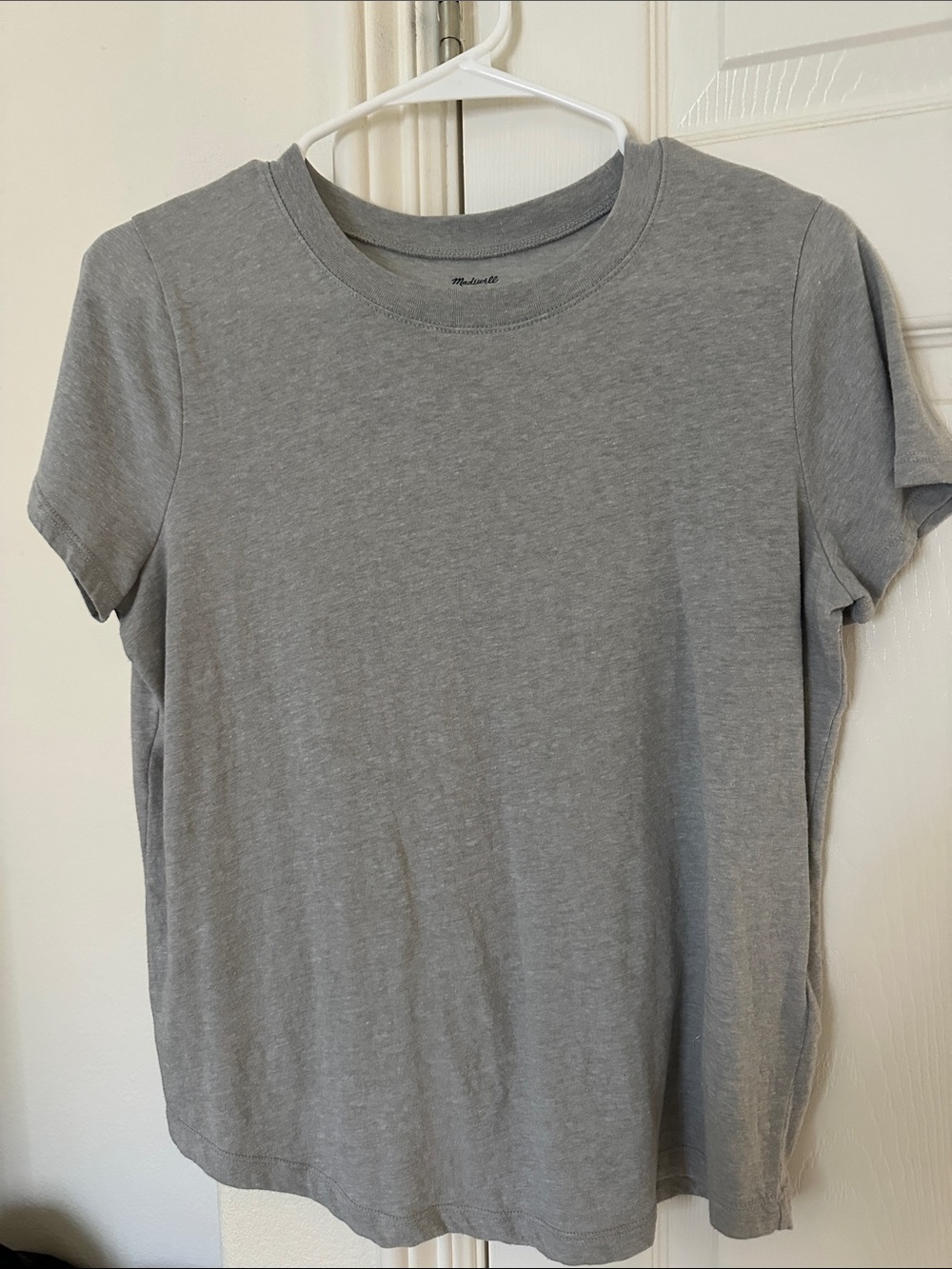 Madewell Gray Short-Sleeve Crewneck Tee